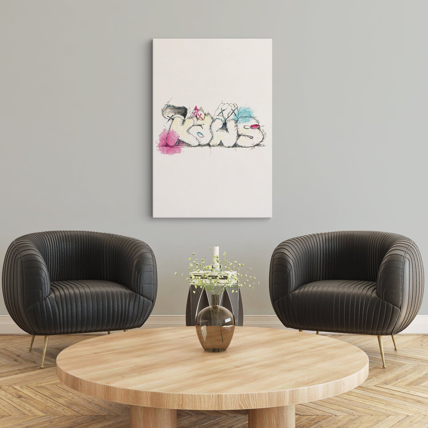 Graffiti Canvas Print