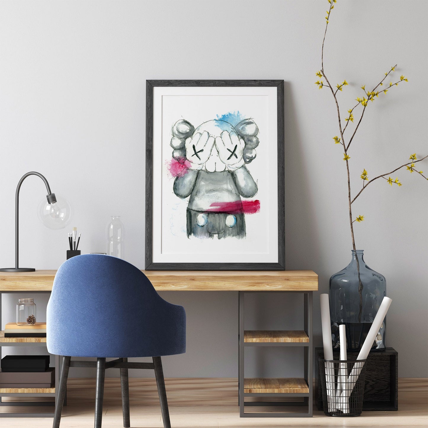 KAWS Companion wall art