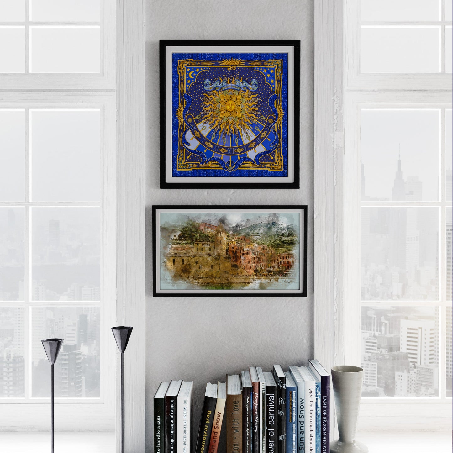 Celestial Glow Square Print