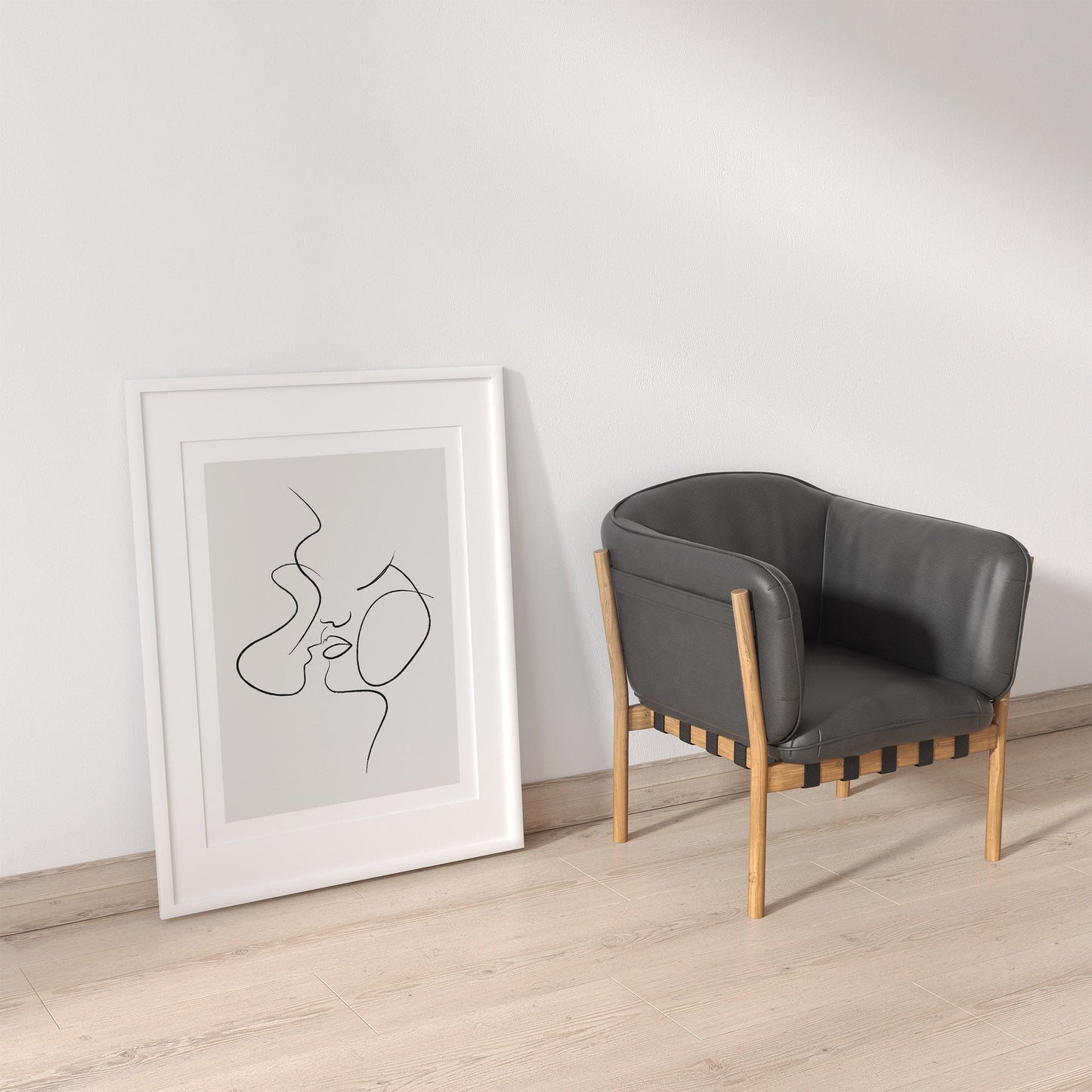 Set of 2 Almost Kiss Prints