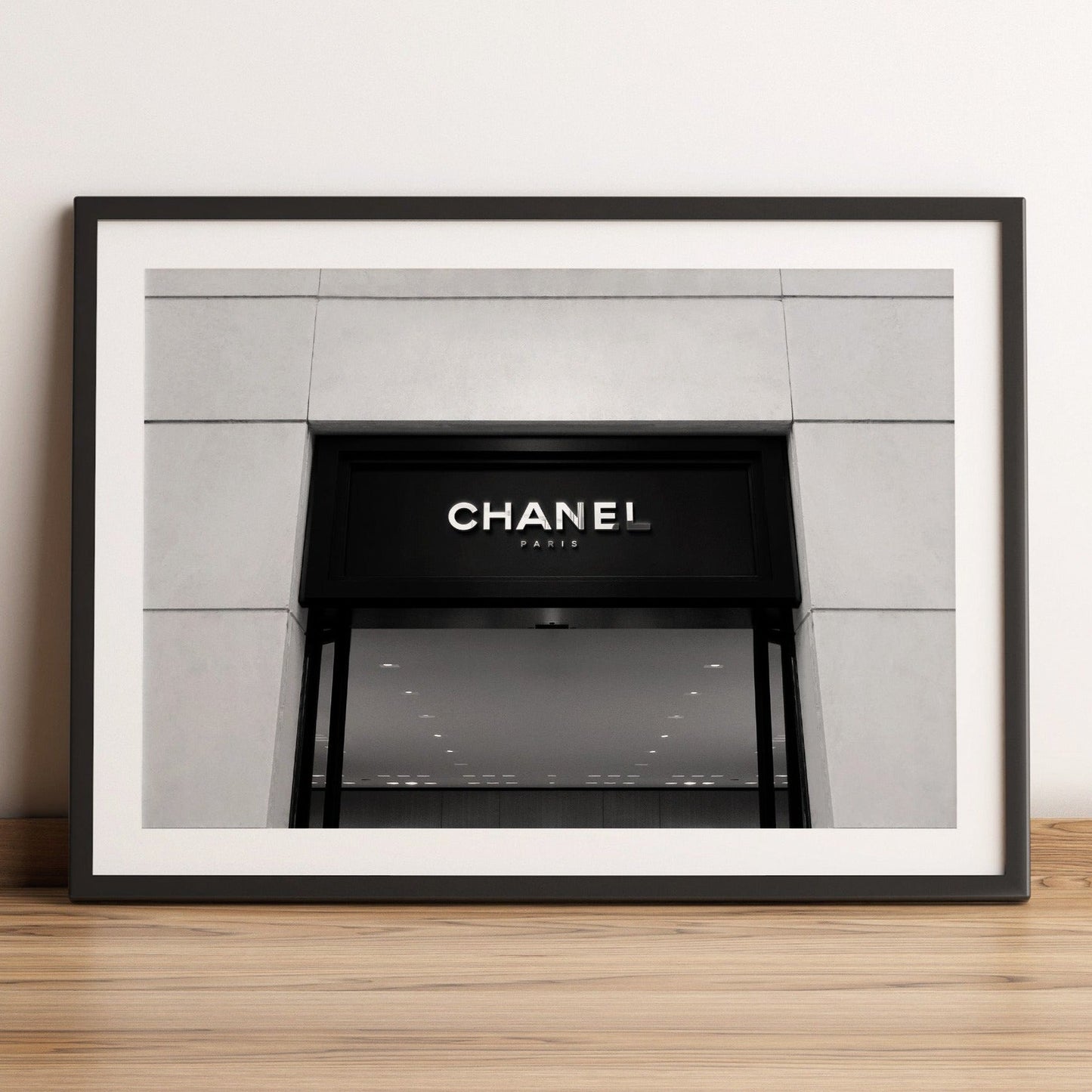 Black & White Storefront Photography Print