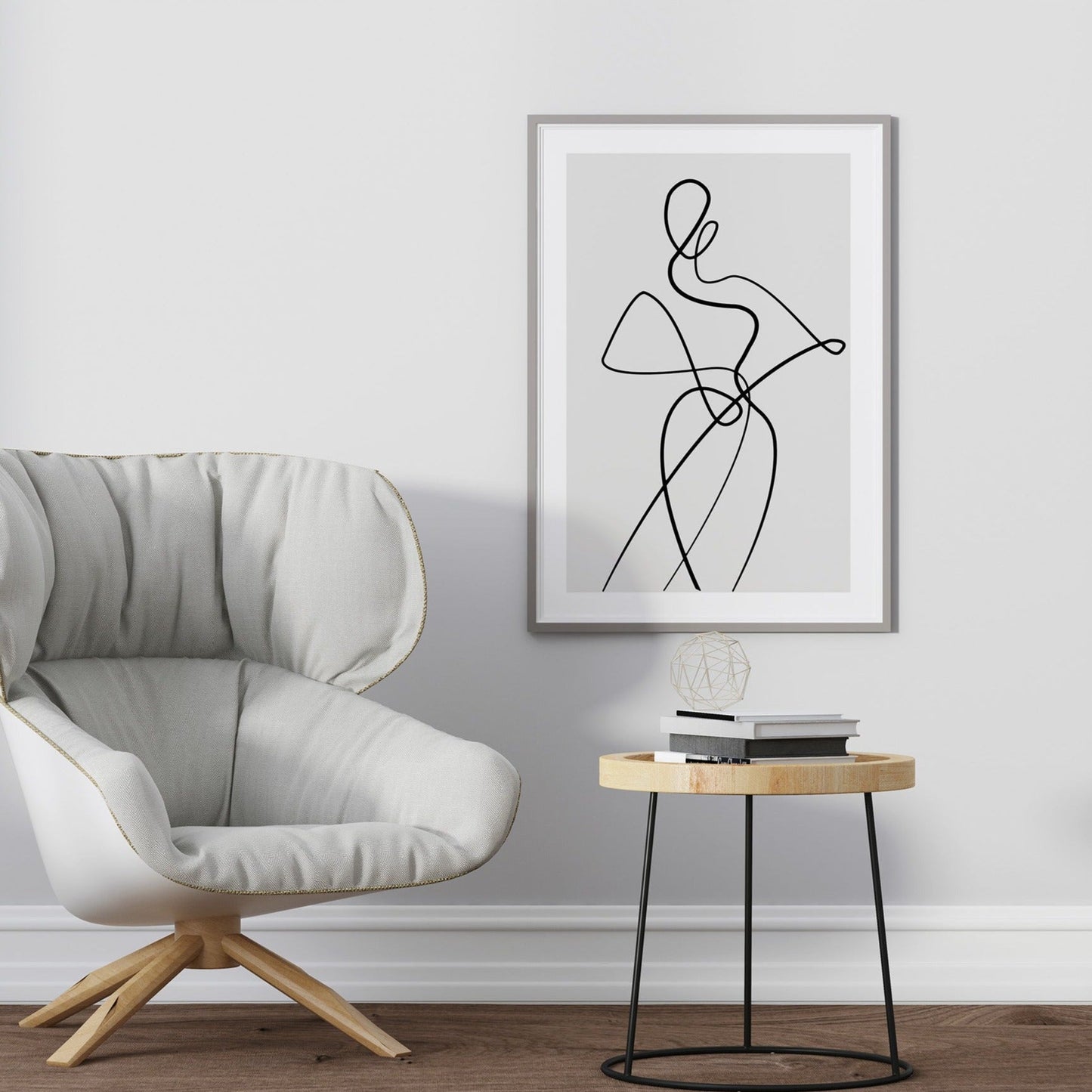 Female silhouette poster