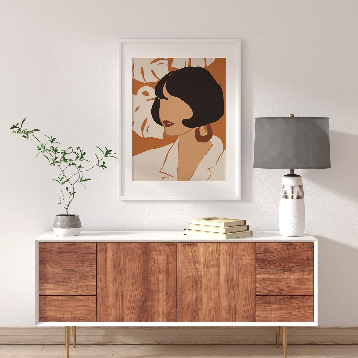 Set of 3 Boho Face Prints