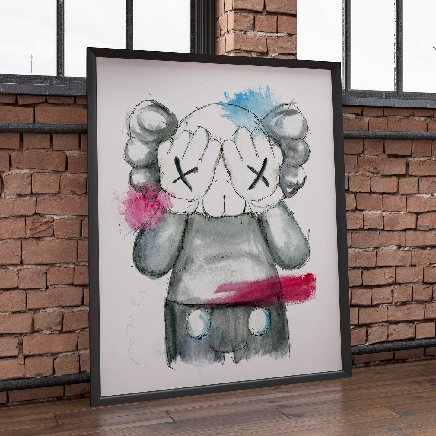 Hypebeast art prints featuring KAWS companion