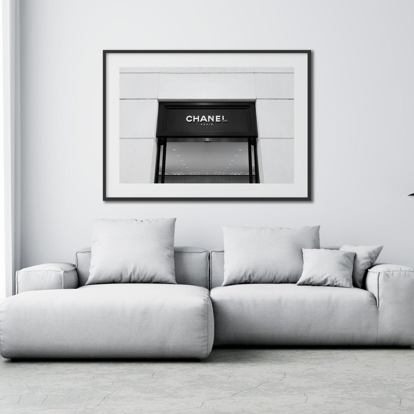 Black & White Storefront Photography Print