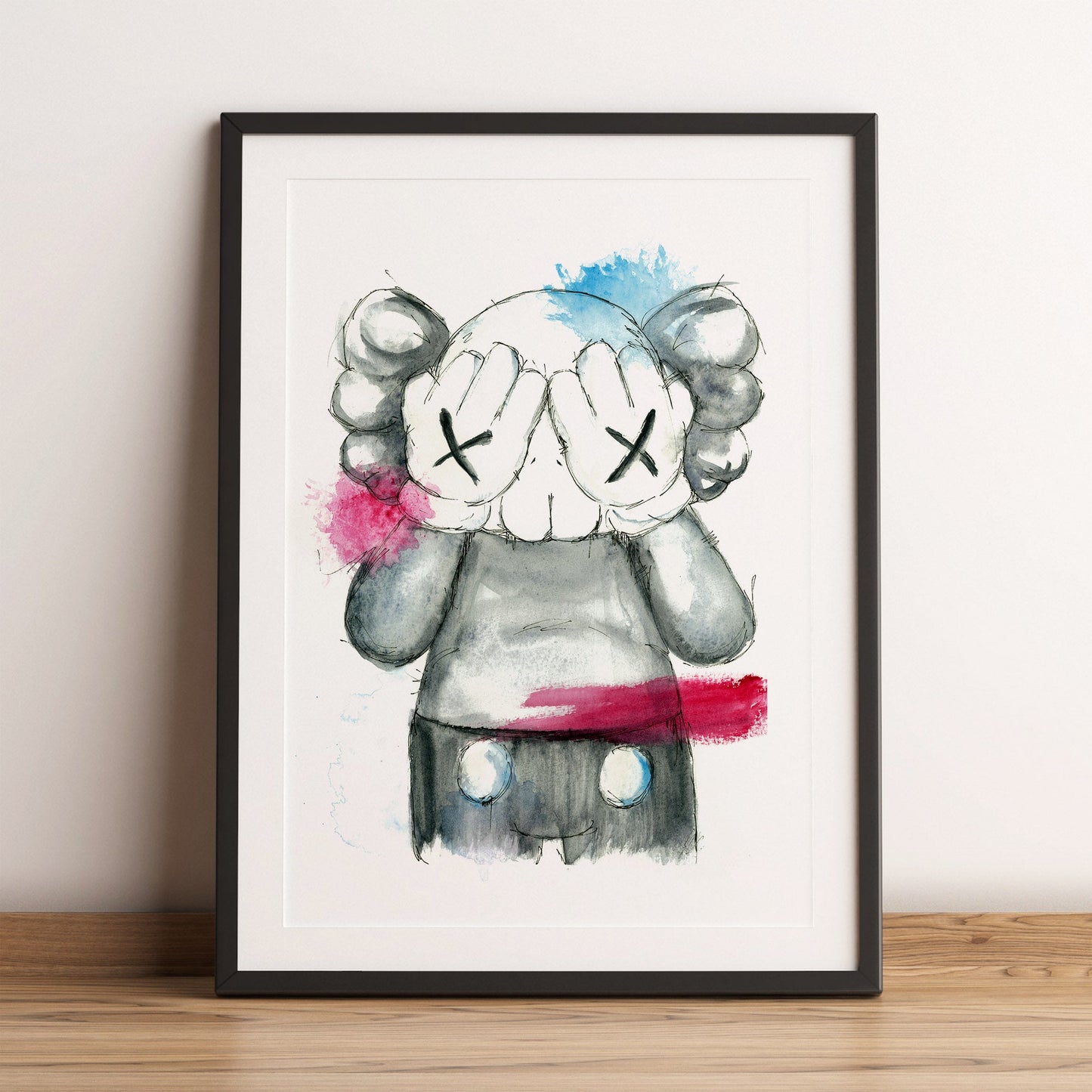 KAWS wall art