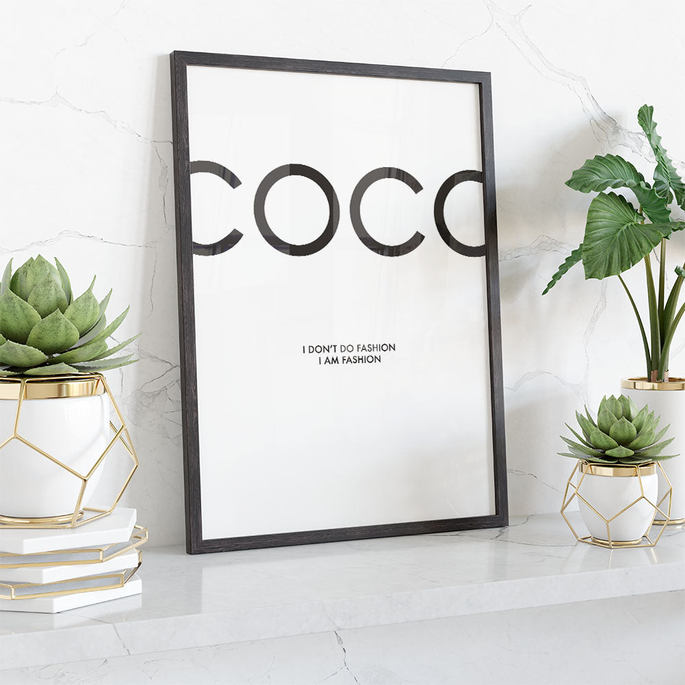 Black Wood Frame