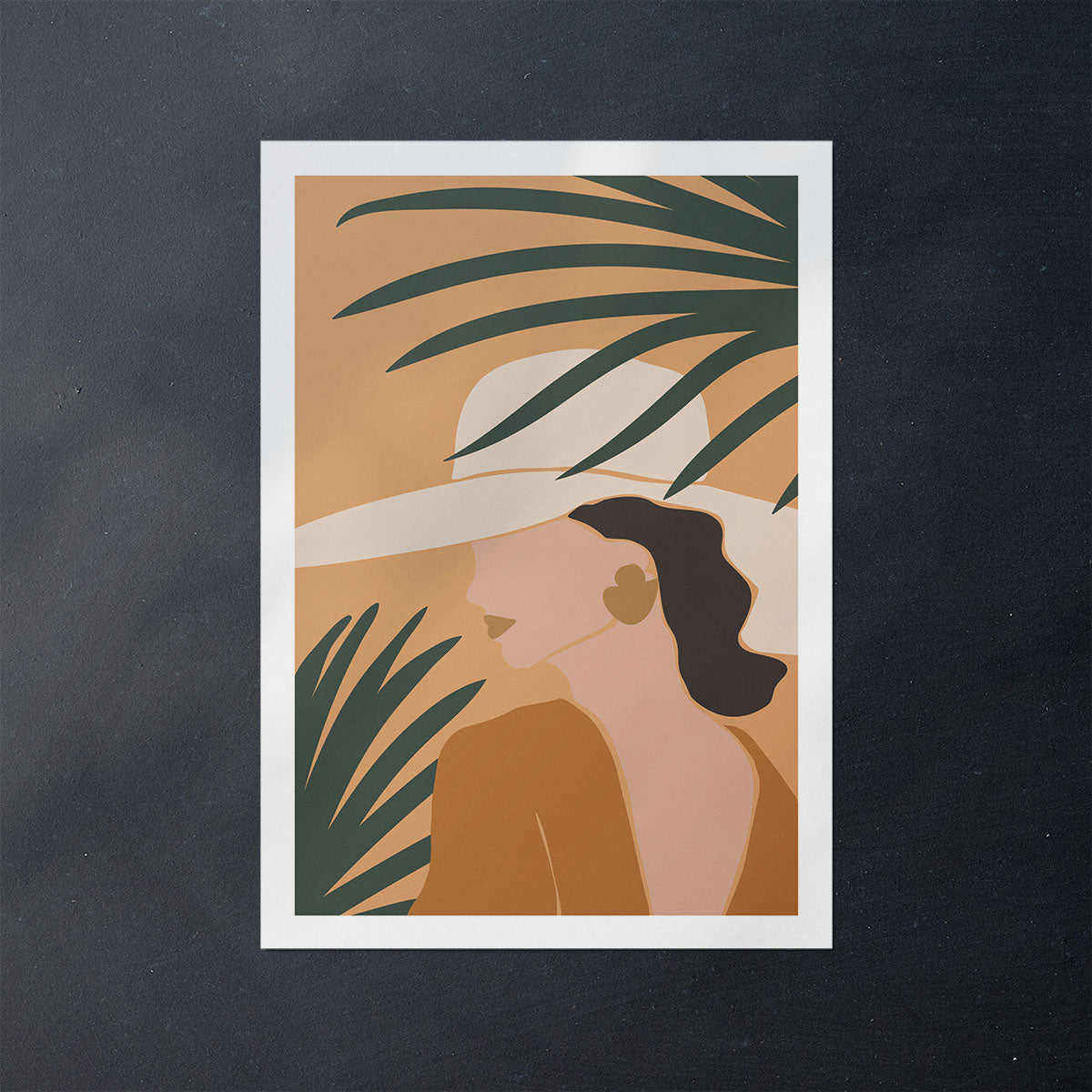 Boho art poster