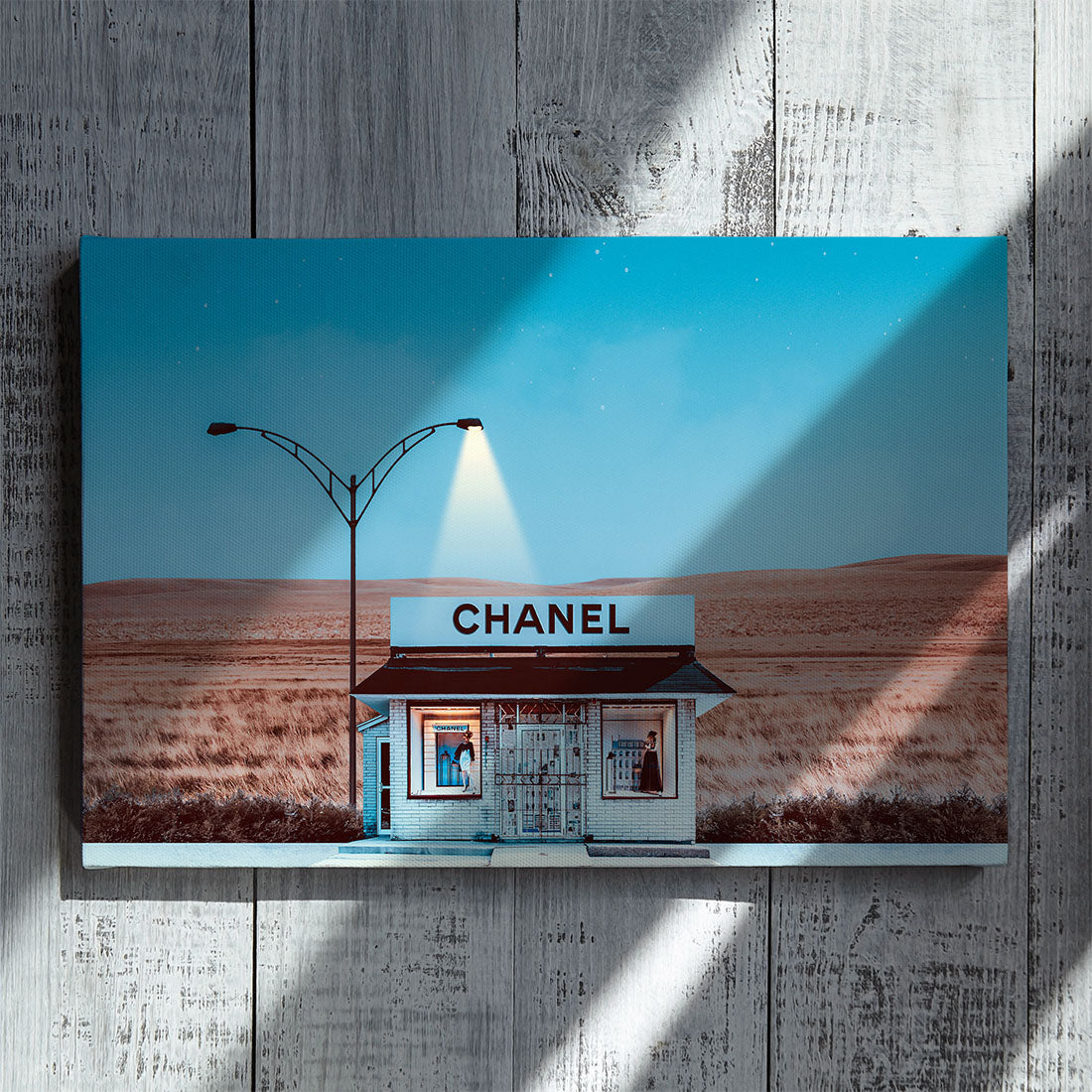 Chanel photography print on canvas