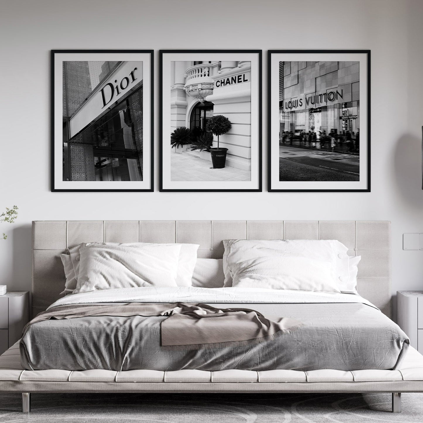 Fashion art print set of 3