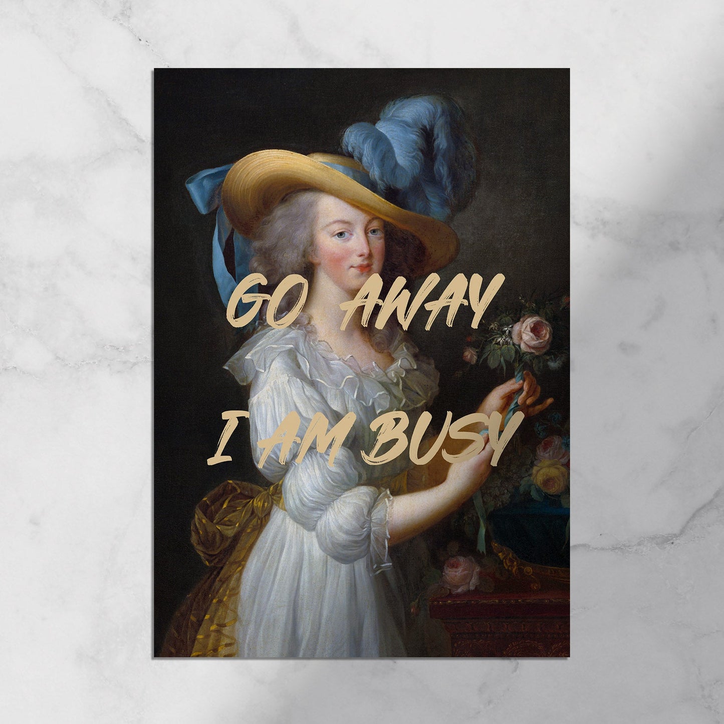 Go Away I'm Busy Print