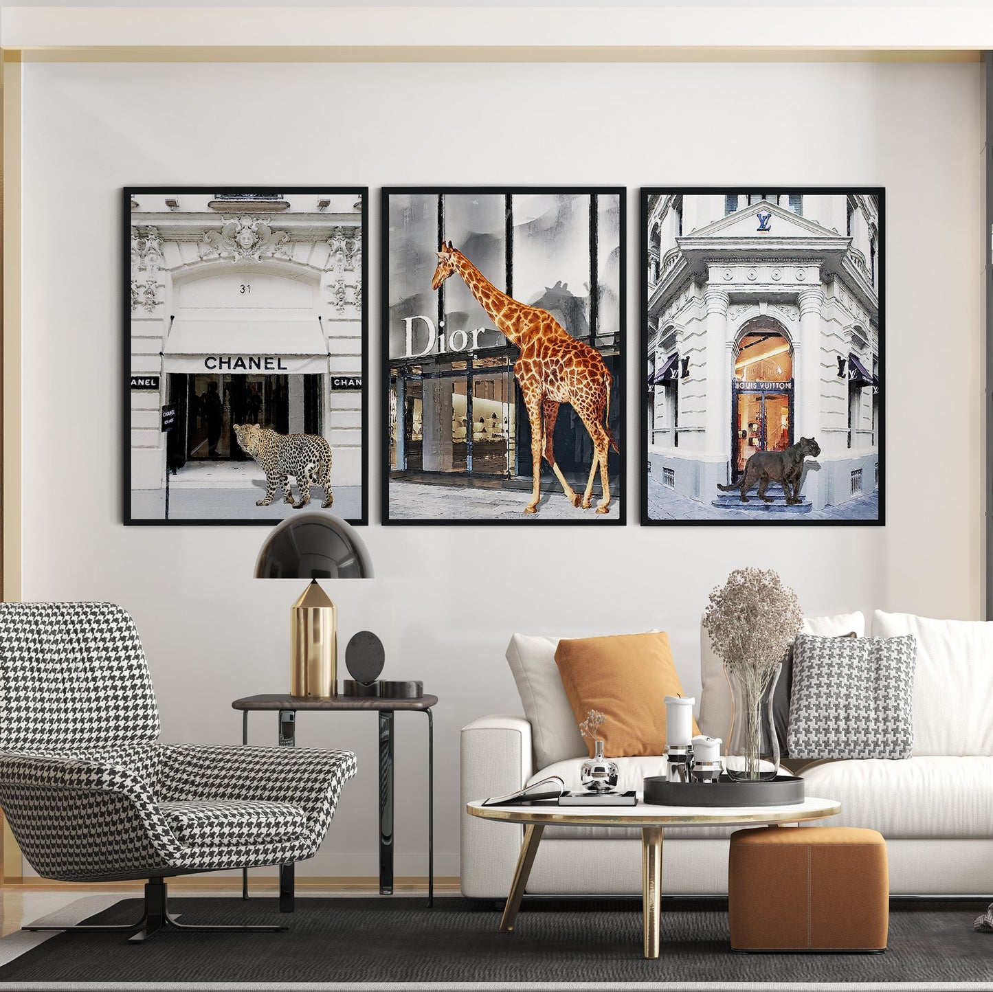 Chanel Dior Louis Vuitton art