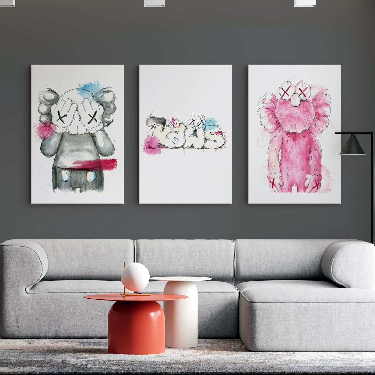 KAWS canvas art prints
