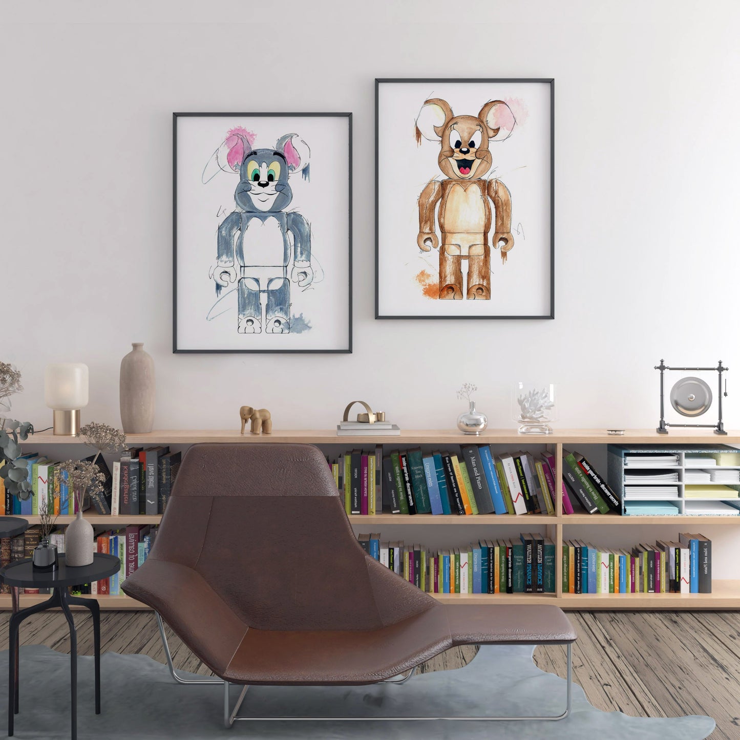 Jerry Mouse Pop Art Watercolor Print