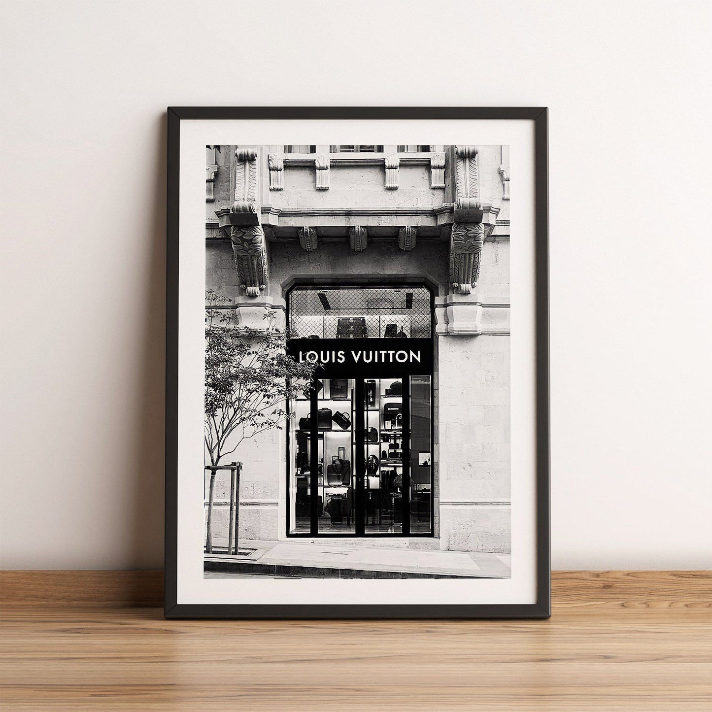 Black and white photography print
