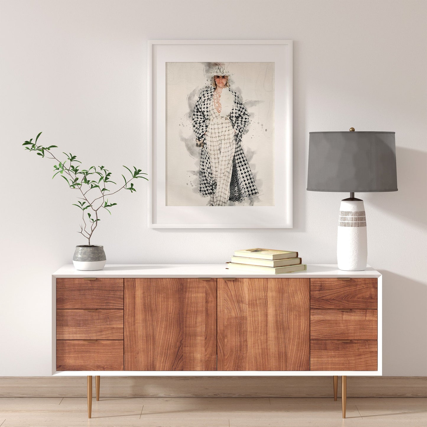 Runway Watercolour Print