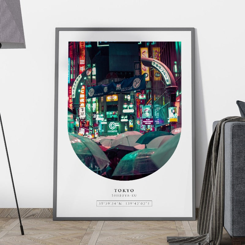 Shibuya art print