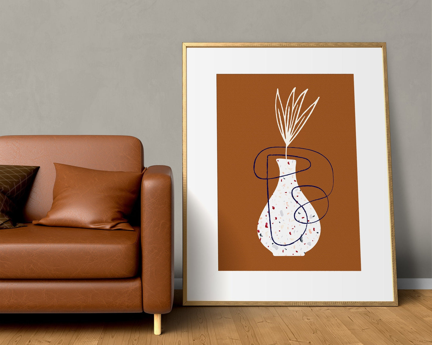Set of 3 Terrazzo Vase Prints
