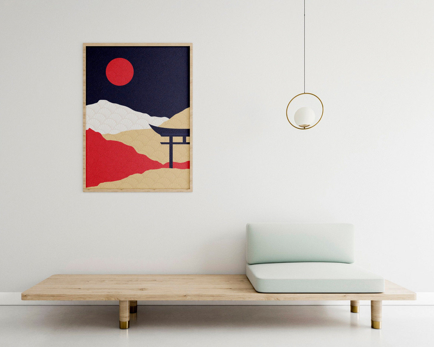 Japan Rising Sun Graphical Print