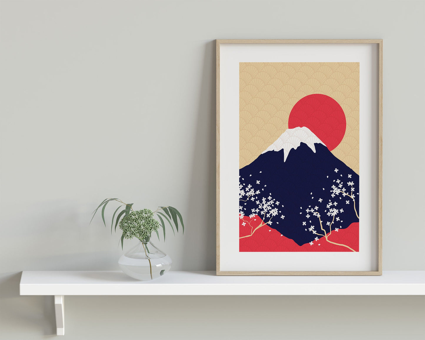 Mount Fuji Graphical Print
