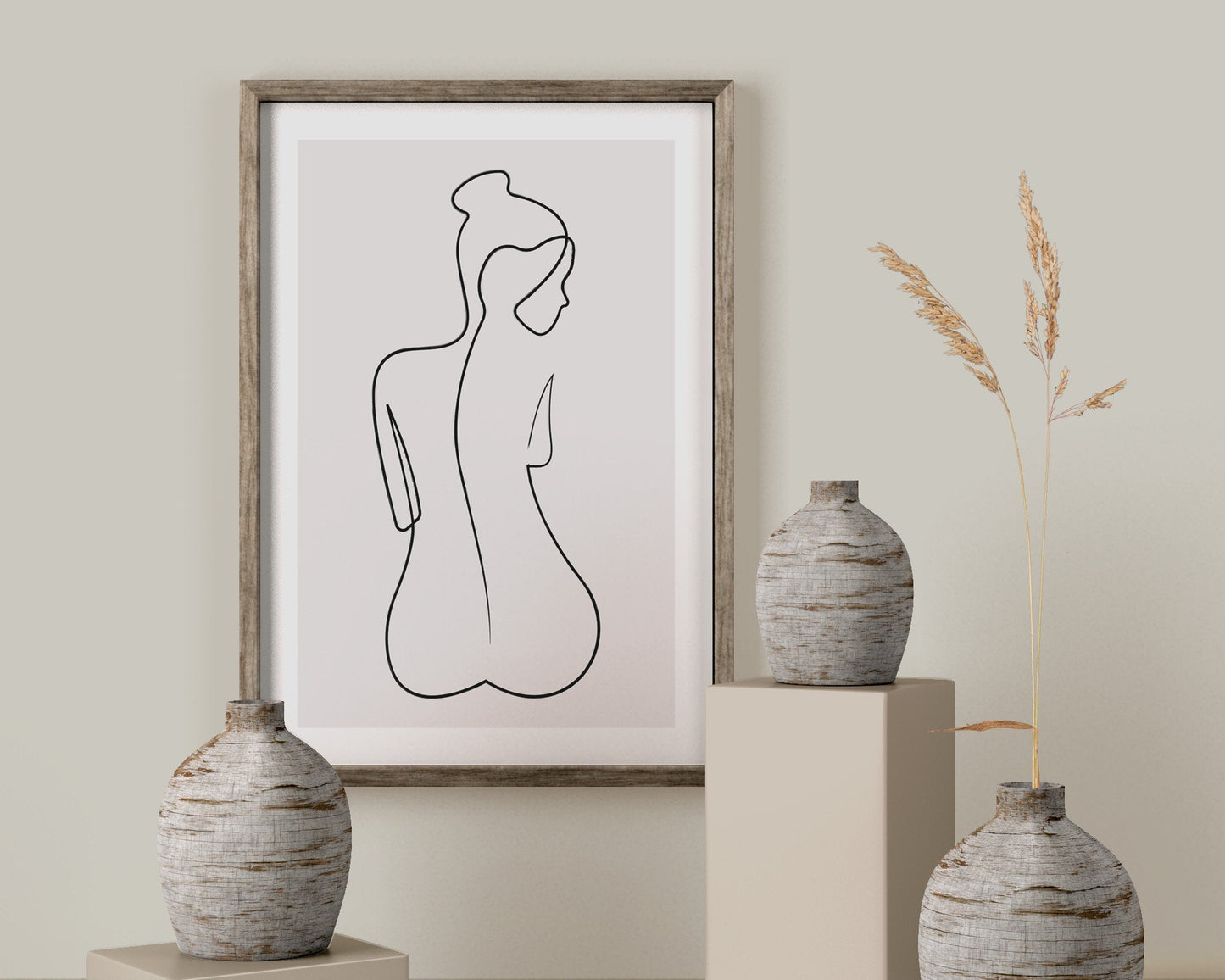 Female Line Art Print