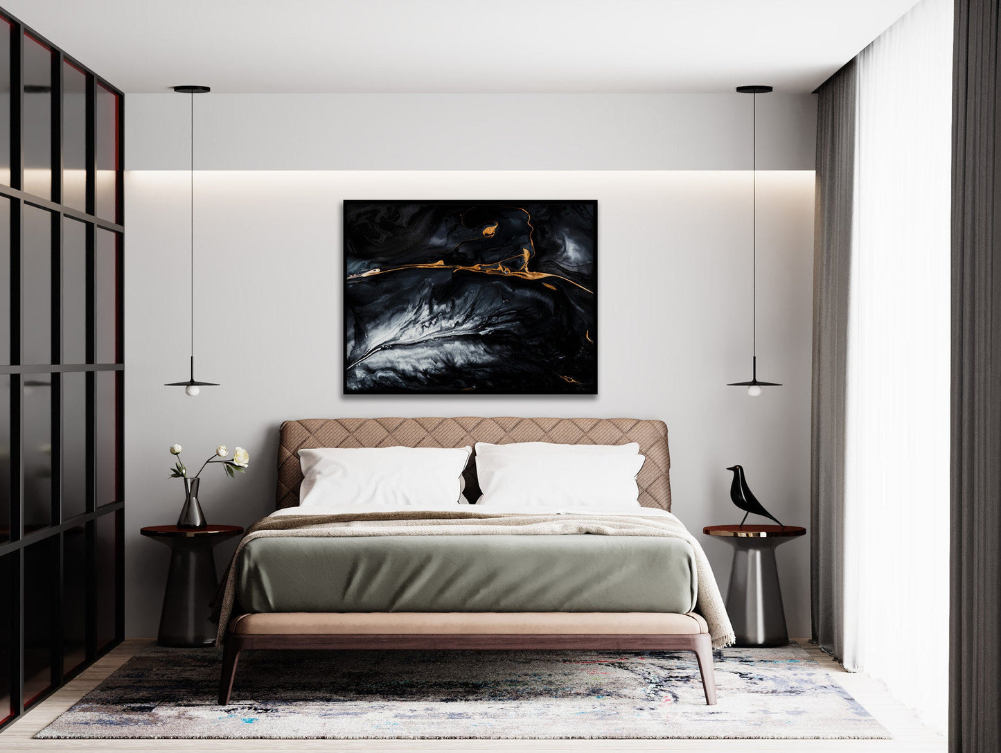 Luxury Gold Fluid Art Print