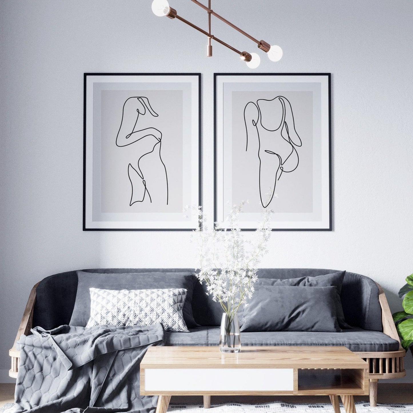 Set of 3 Bikini Line Prints