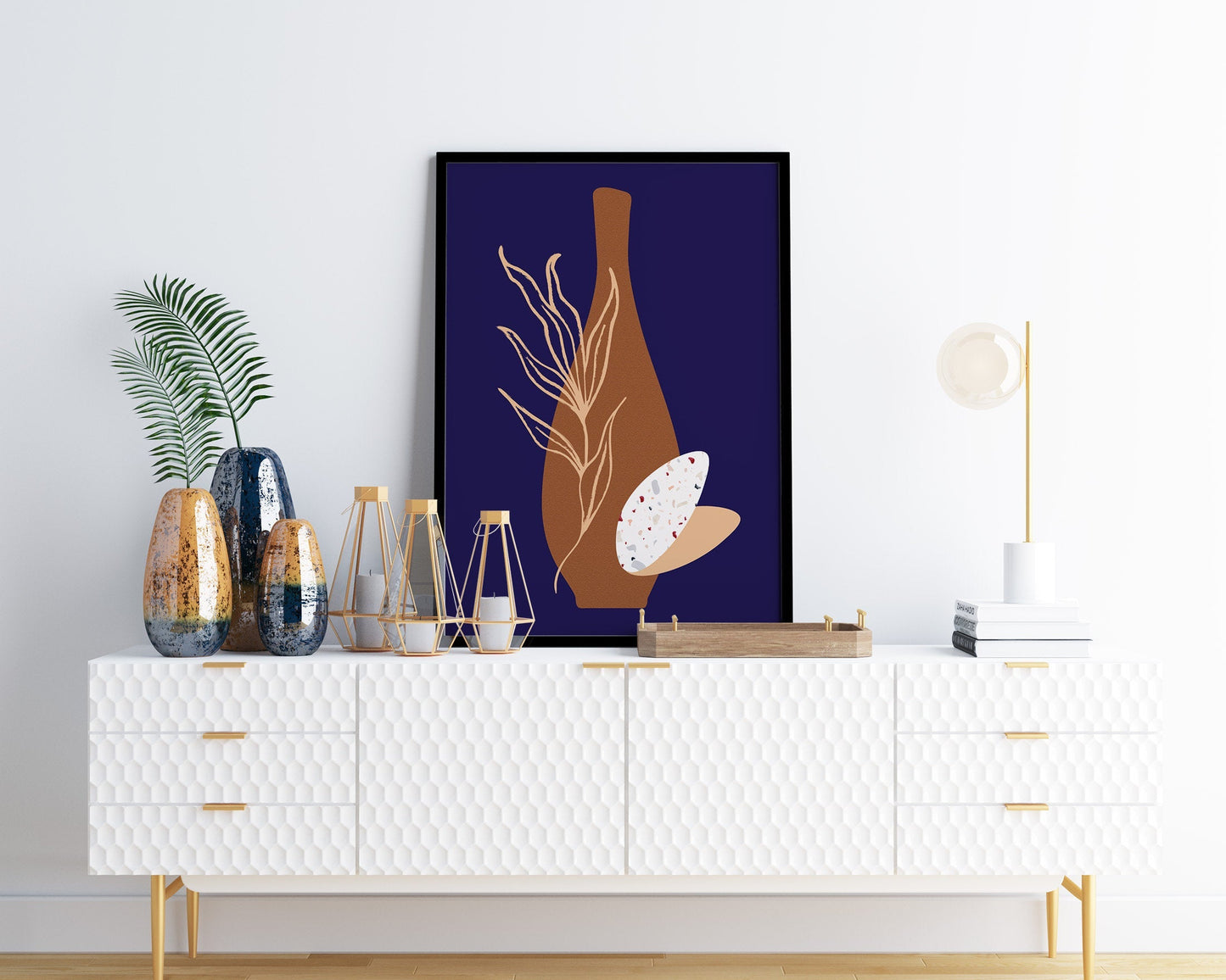 Set of 3 Terrazzo Vase Prints