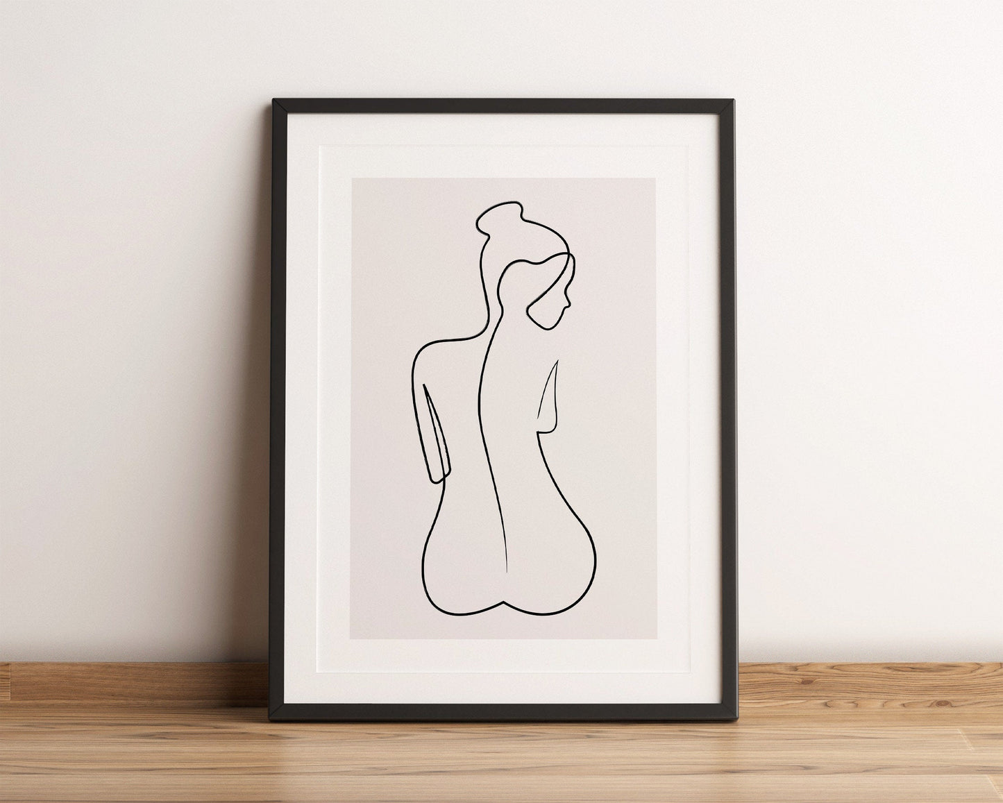 Female Line Art Print