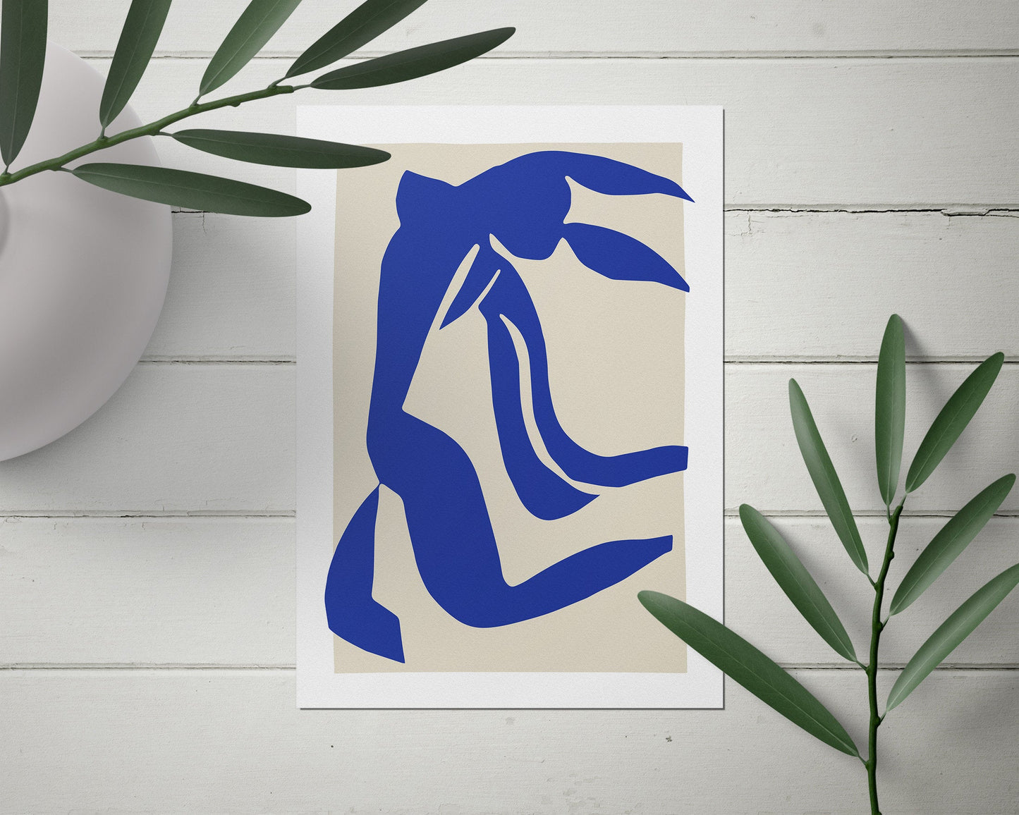 Matisse Blue Cutout Print no. 3