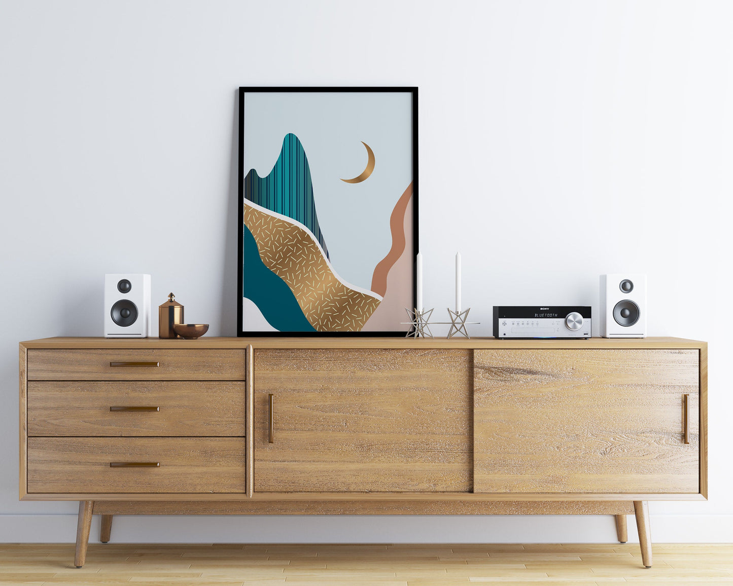Mid century graphical print