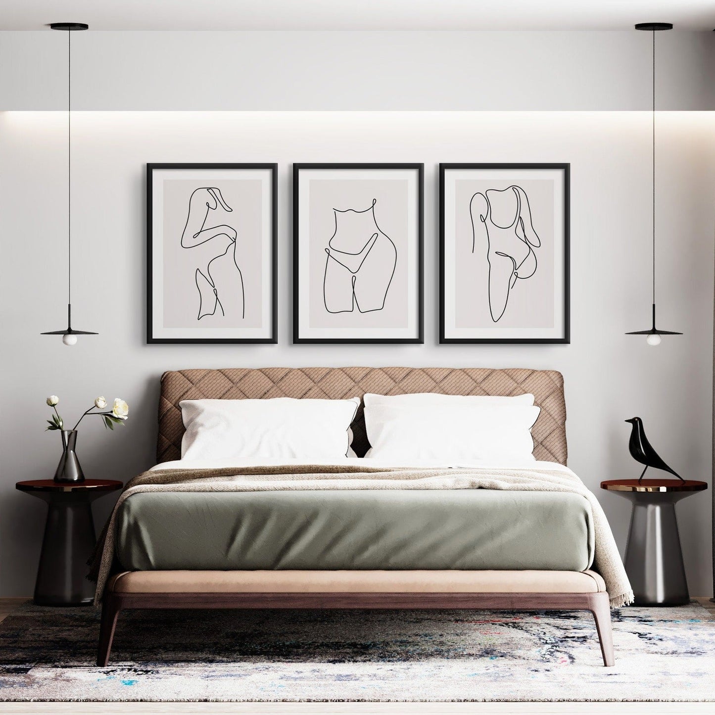 Set of 3 Bikini Line Prints