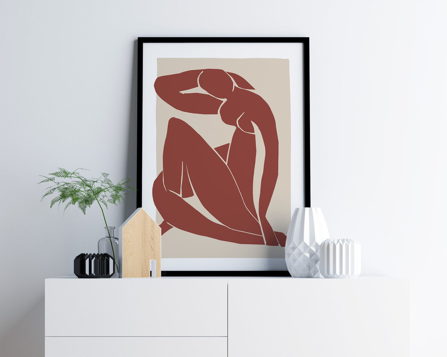 Boho Matisse Nude Print