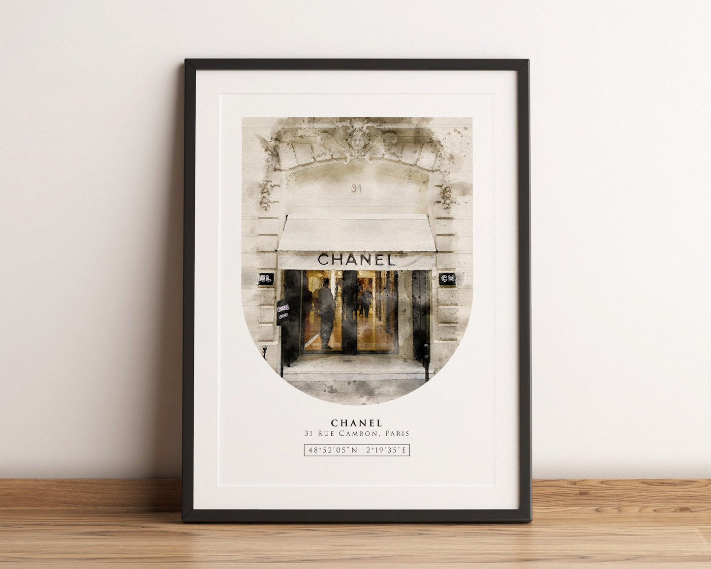 Paris location print