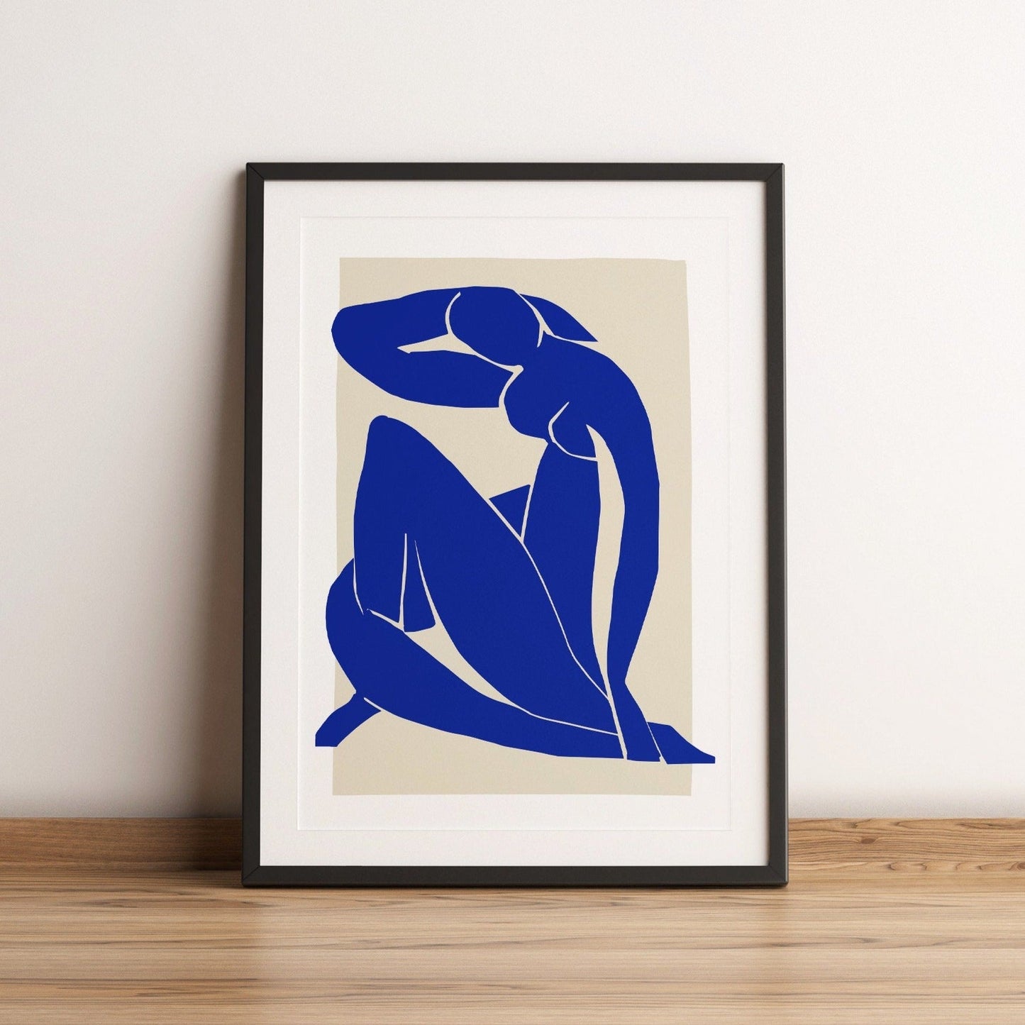 Matisse Abstract Blue Cutout Print No. 2