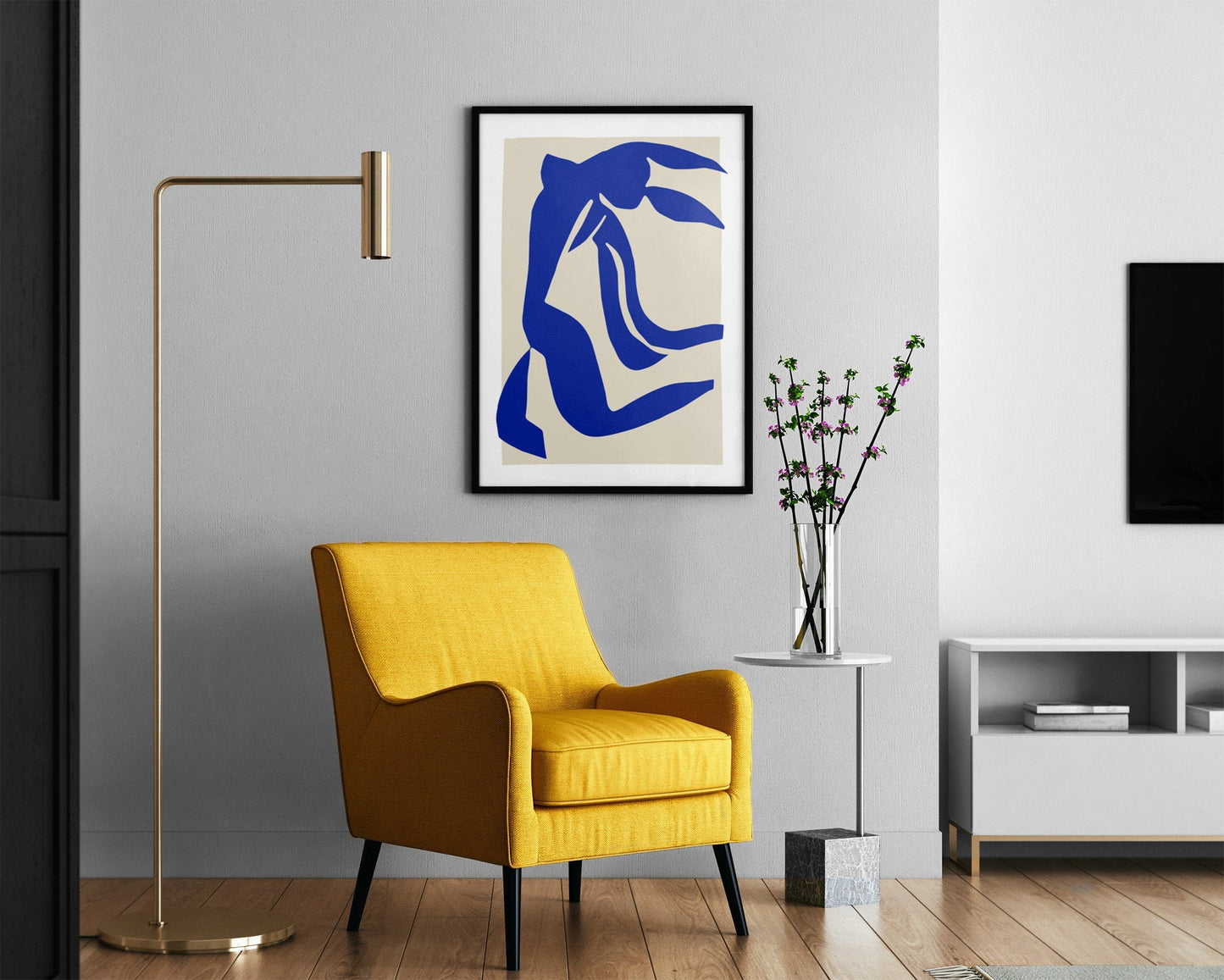 Matisse Blue Cutout Print no. 3