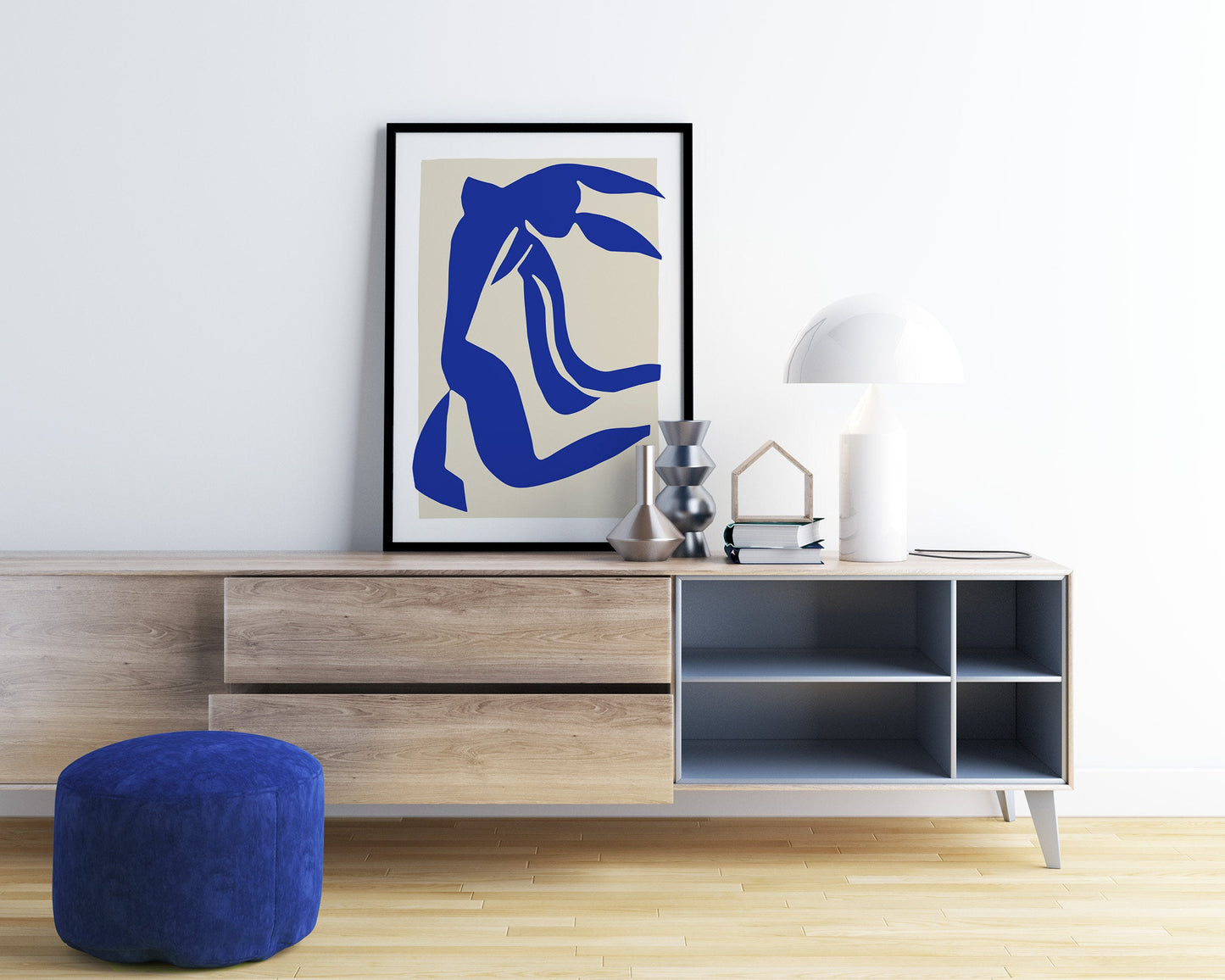 Matisse Blue Cutout Print no. 3