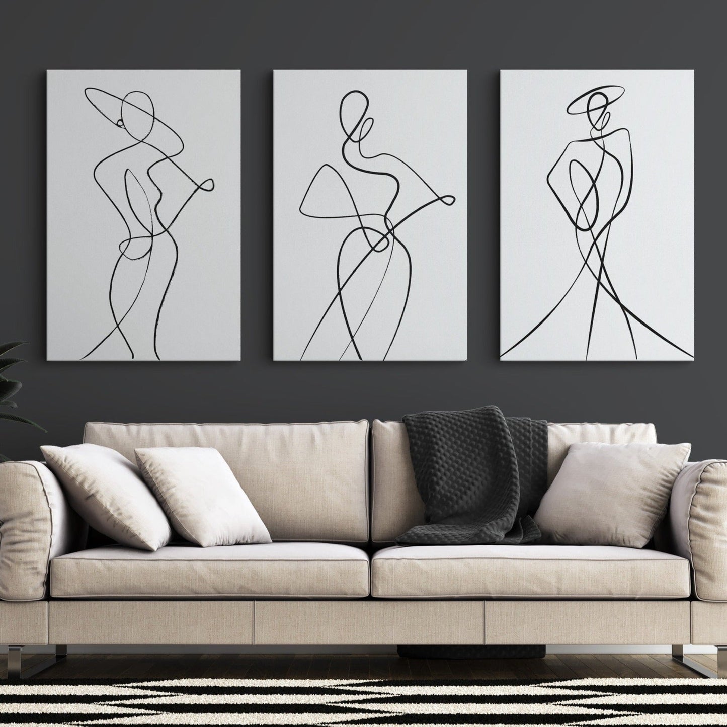 Staunch Woman Canvas Print
