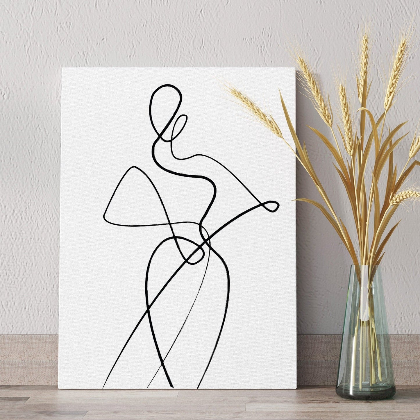 Line Art Canvas Print