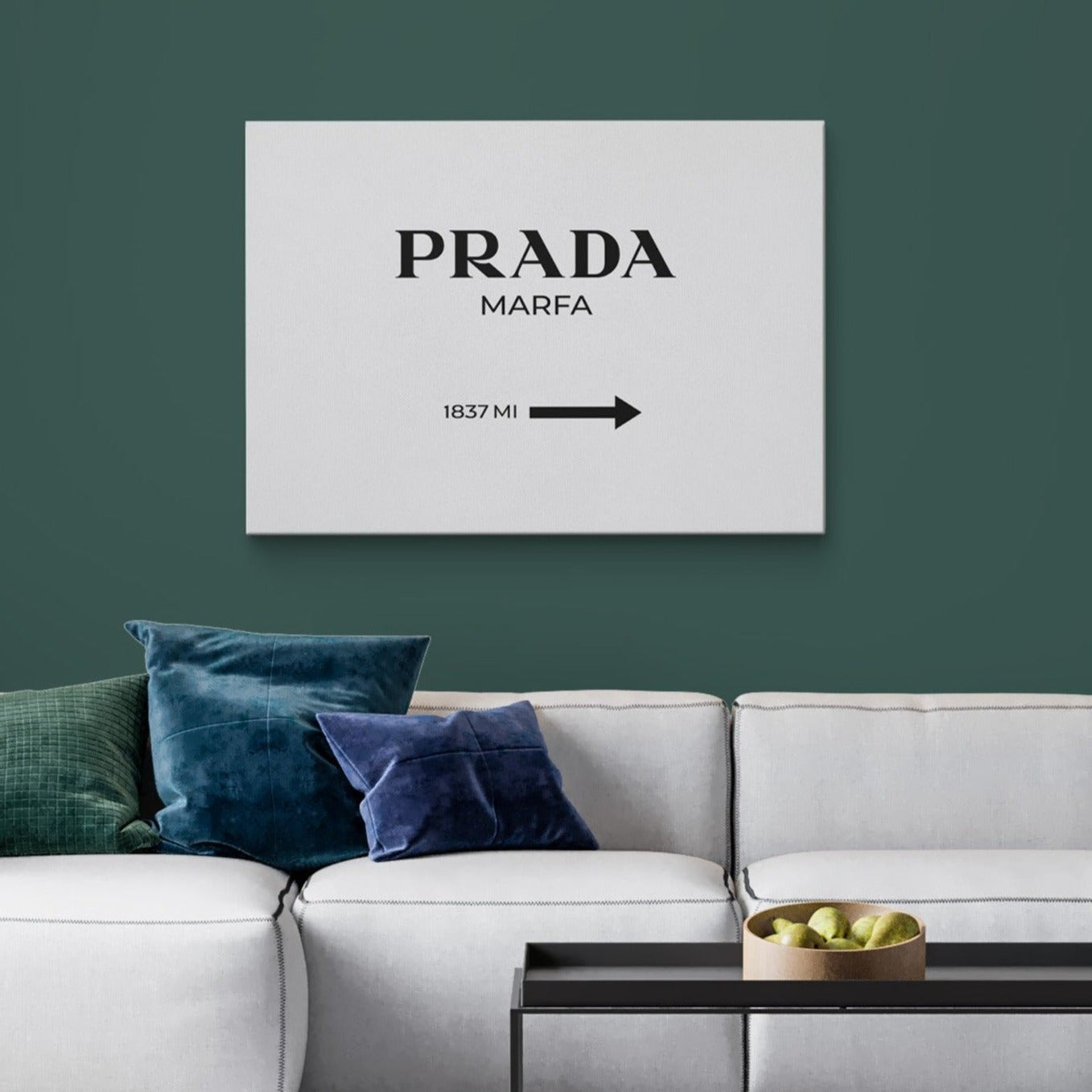 Prada Marfa canvas