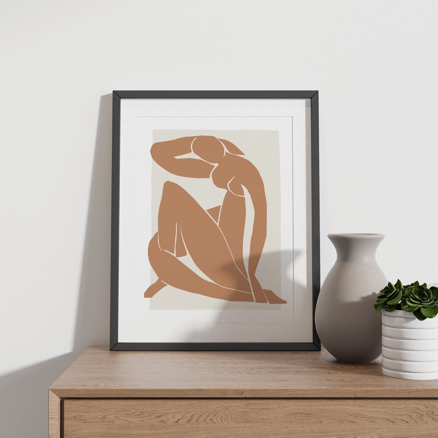 bohemian nude woman poster