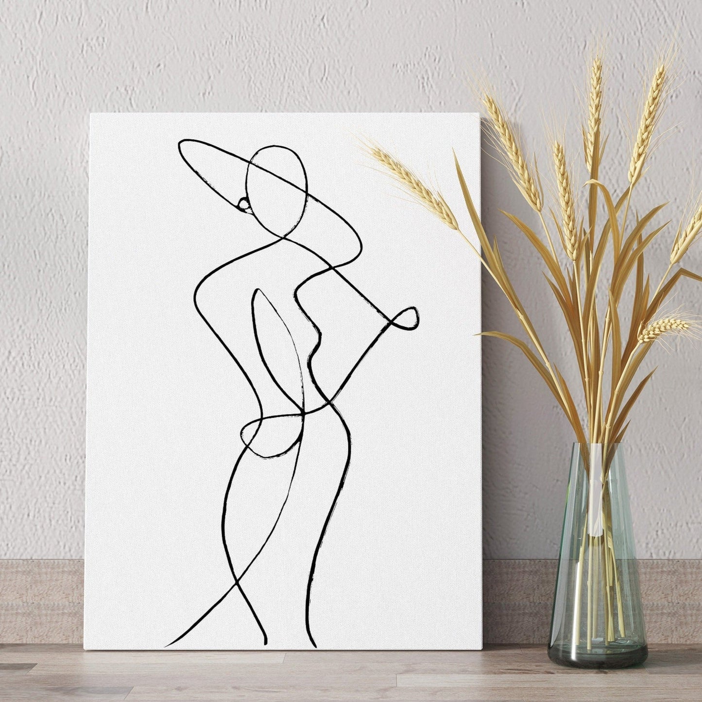 Staunch Woman Canvas Print
