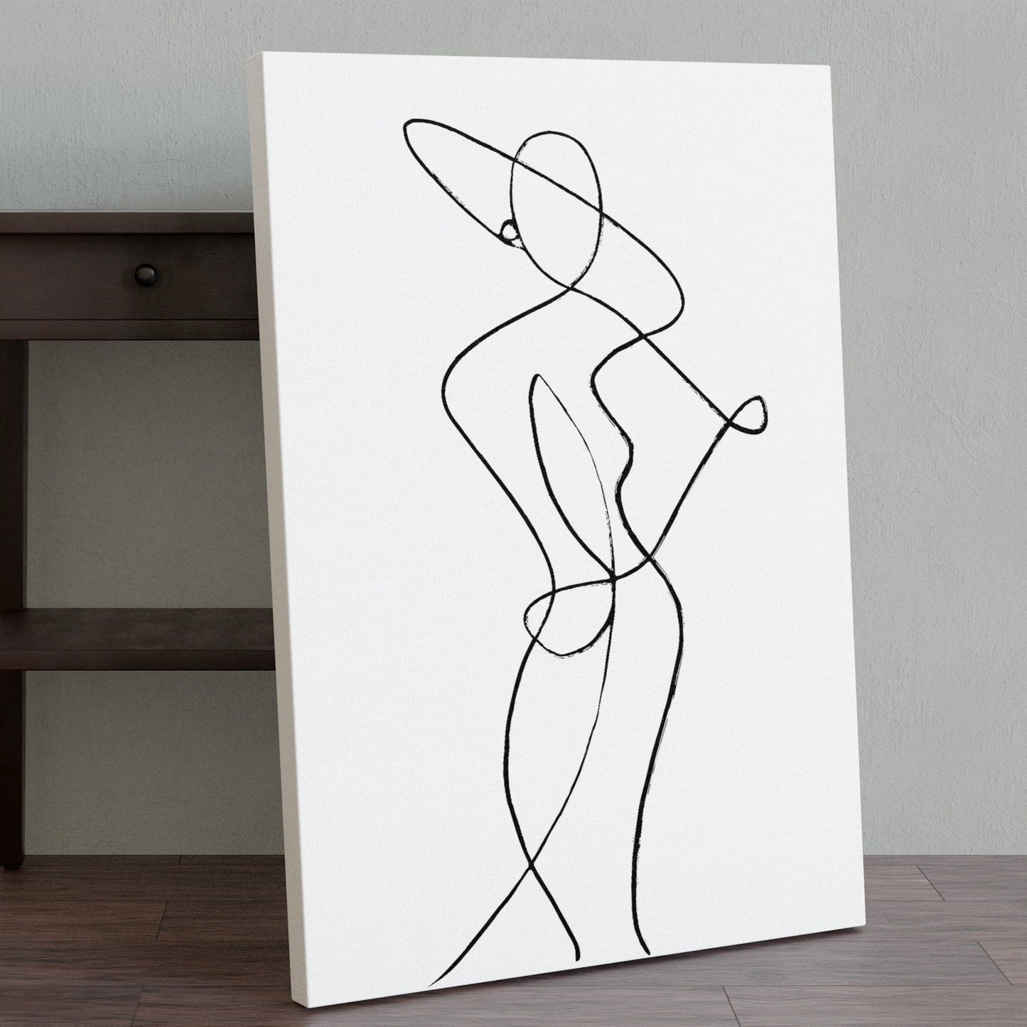 Staunch Woman Canvas Print