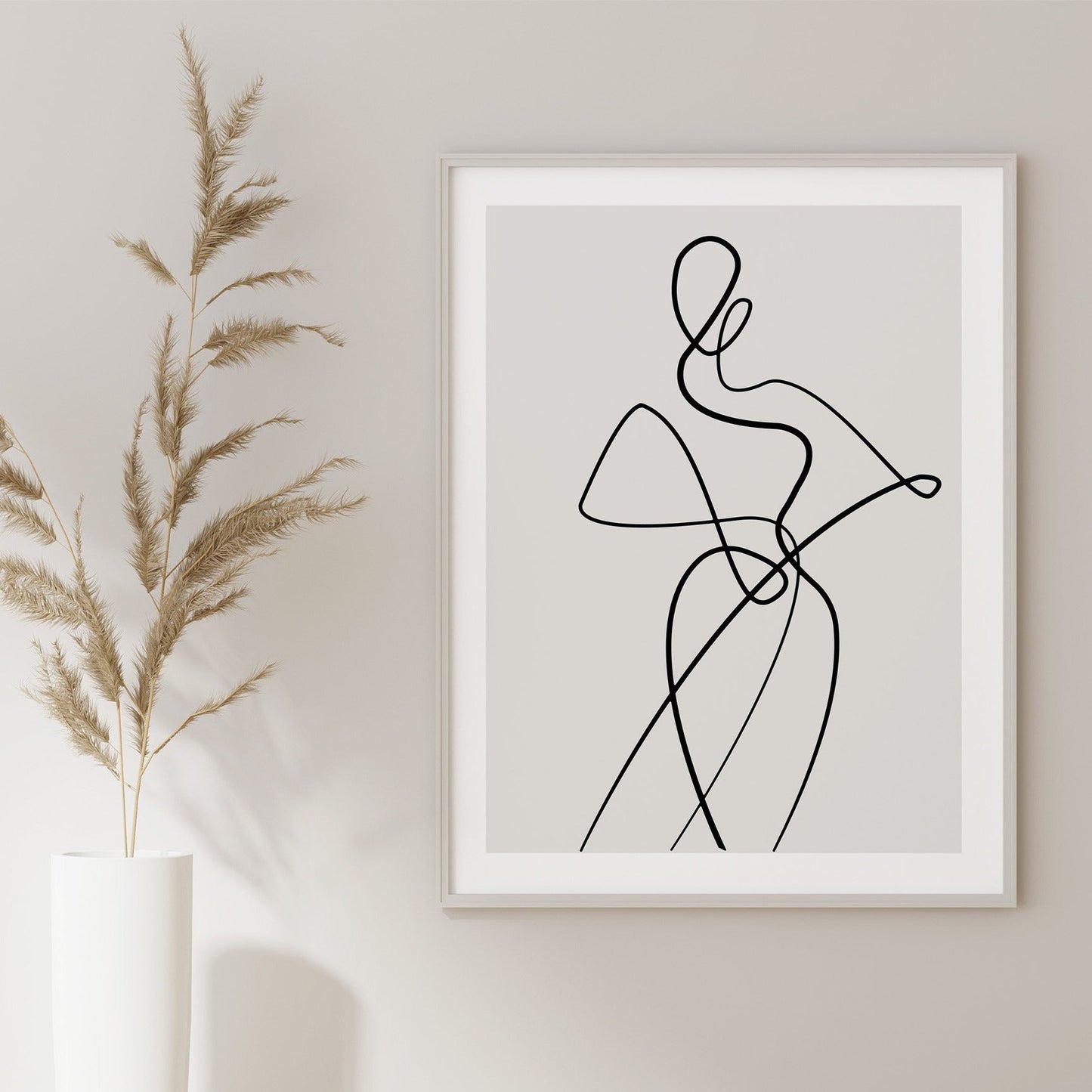 Antibes line art print