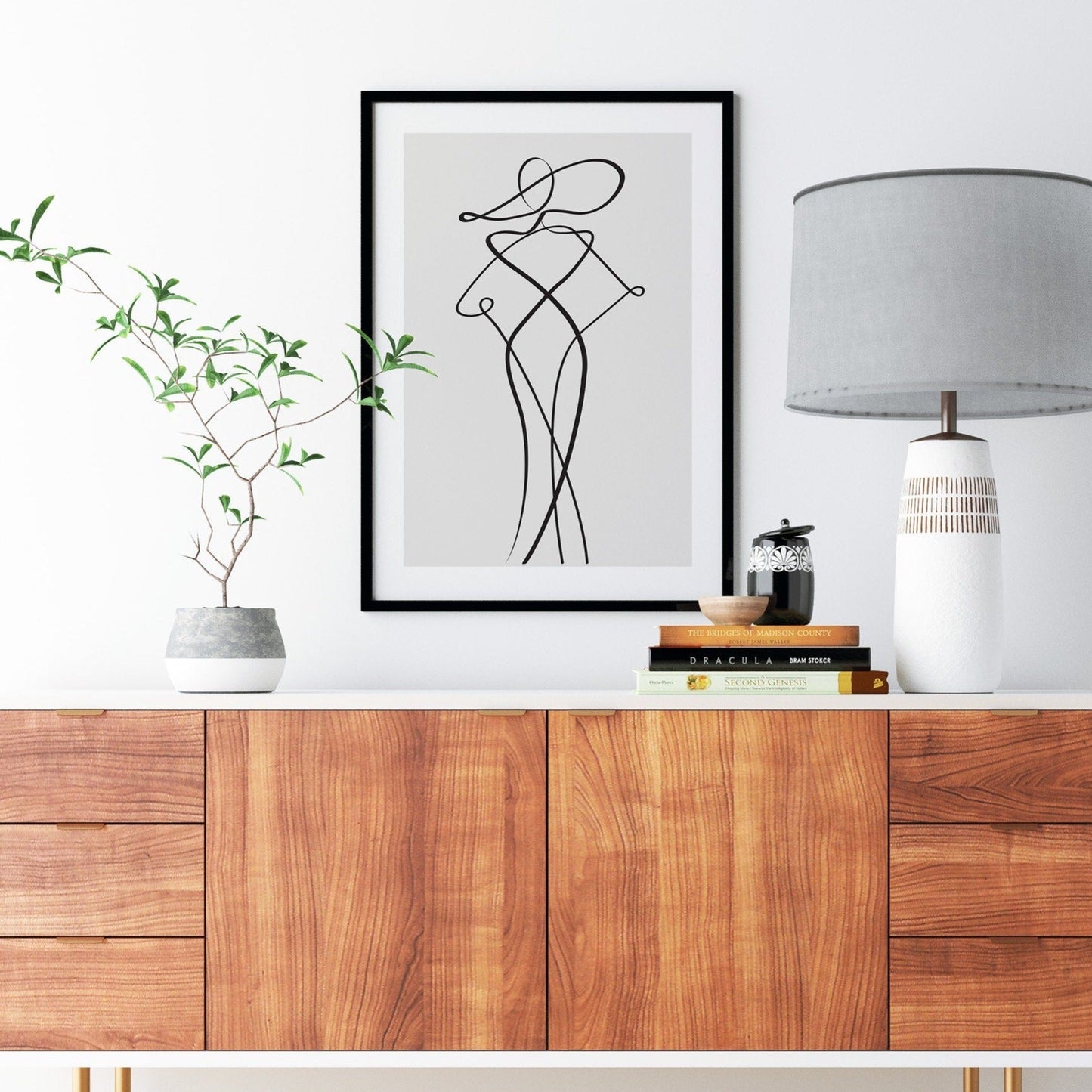 Continuous line print