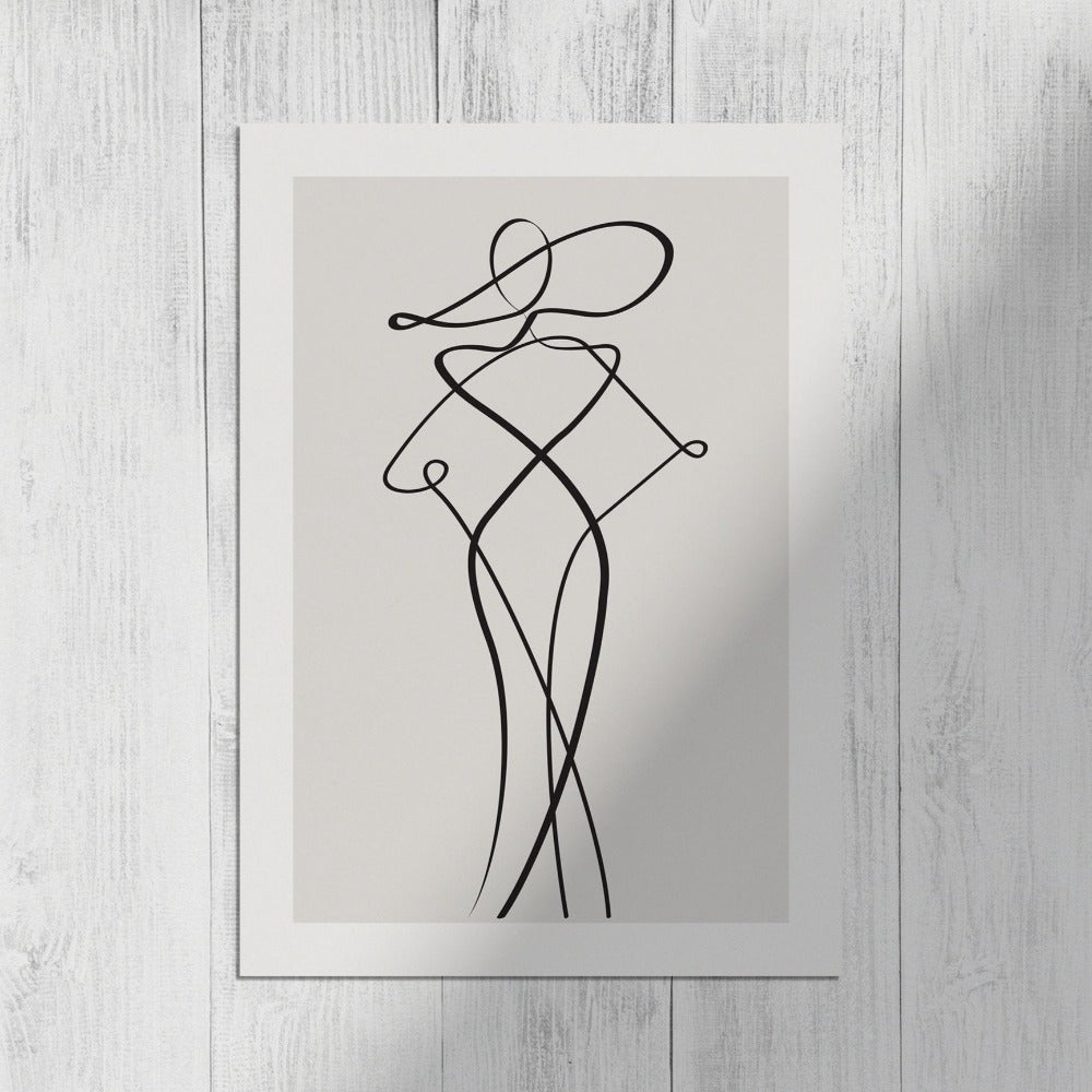 Elegant Lady no. 1 Print