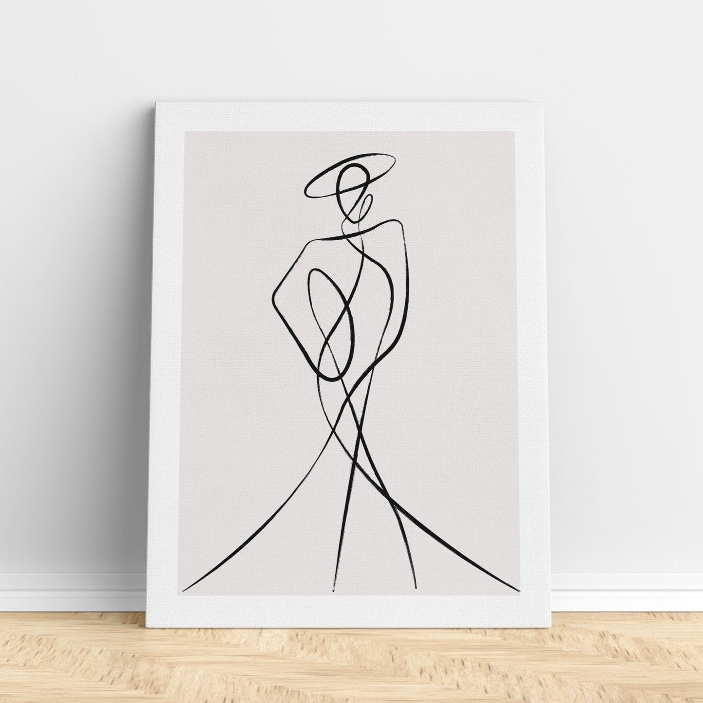 Set of 3 Line Art Canvas Prints