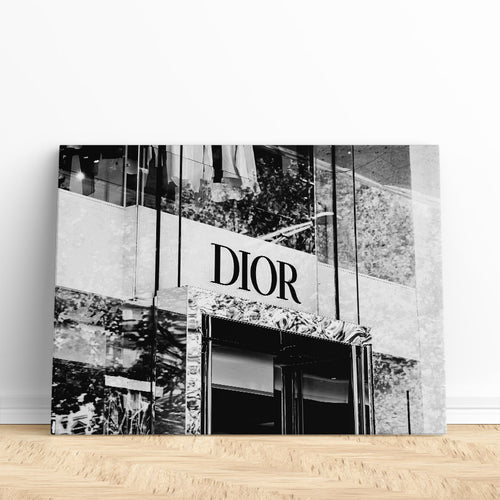 Dior photography canvas print