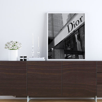 Dior photography poster framed