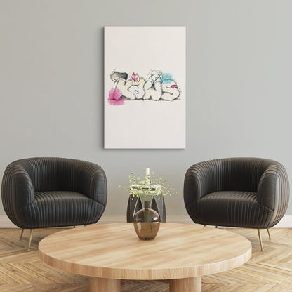 Graffiti Canvas Print